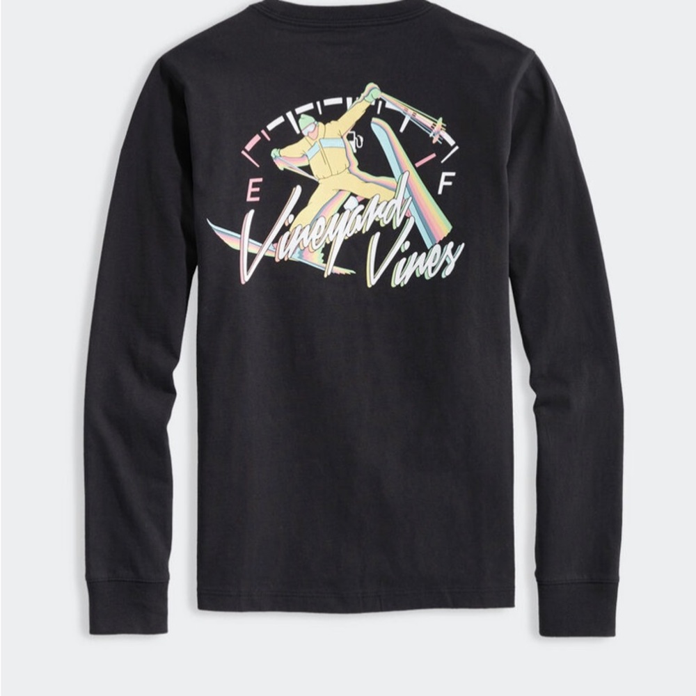 Vineyard Vines Boys Ski Bro Long Sleeve T-Shirt